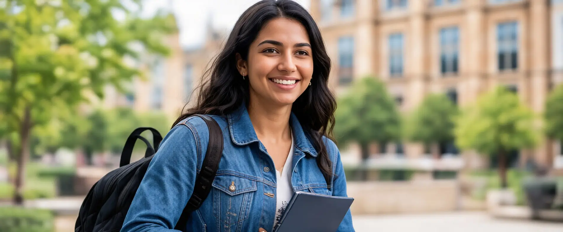 International student studying in the UK