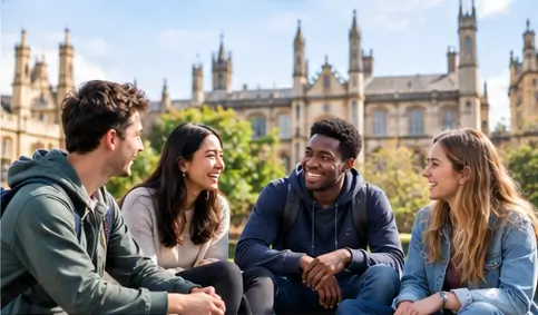 International students planning their studies in the UK